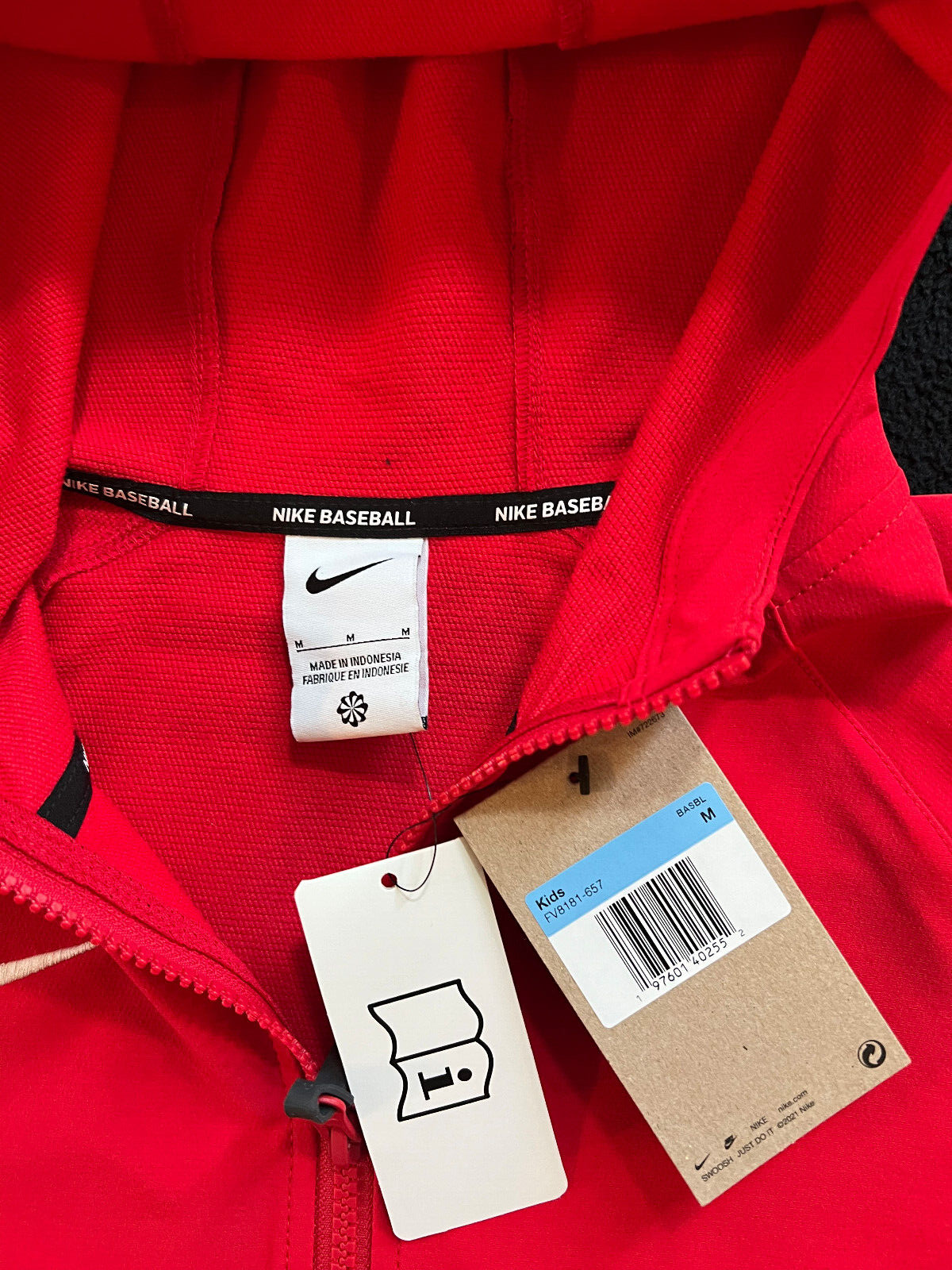 Nike Therma-Fit Sphere Hybrid Kids Full Zip Jacket – Size M