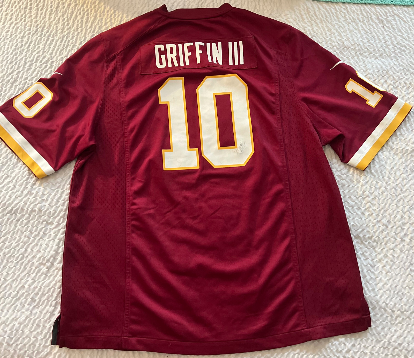 Robert Griffin III #10 Washington Redskins Jersey – Nike – Size XL