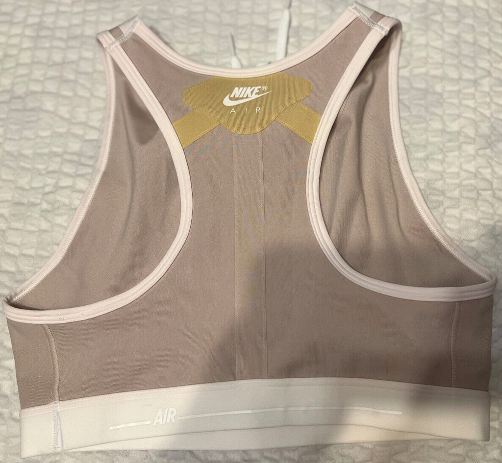 Nike Air Force 1 Women's Swoosh Sample Sports Bra – Rose – Size S