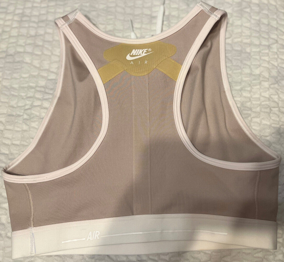 Nike Air Force 1 Women's Swoosh Sample Sports Bra – Rose – Size S