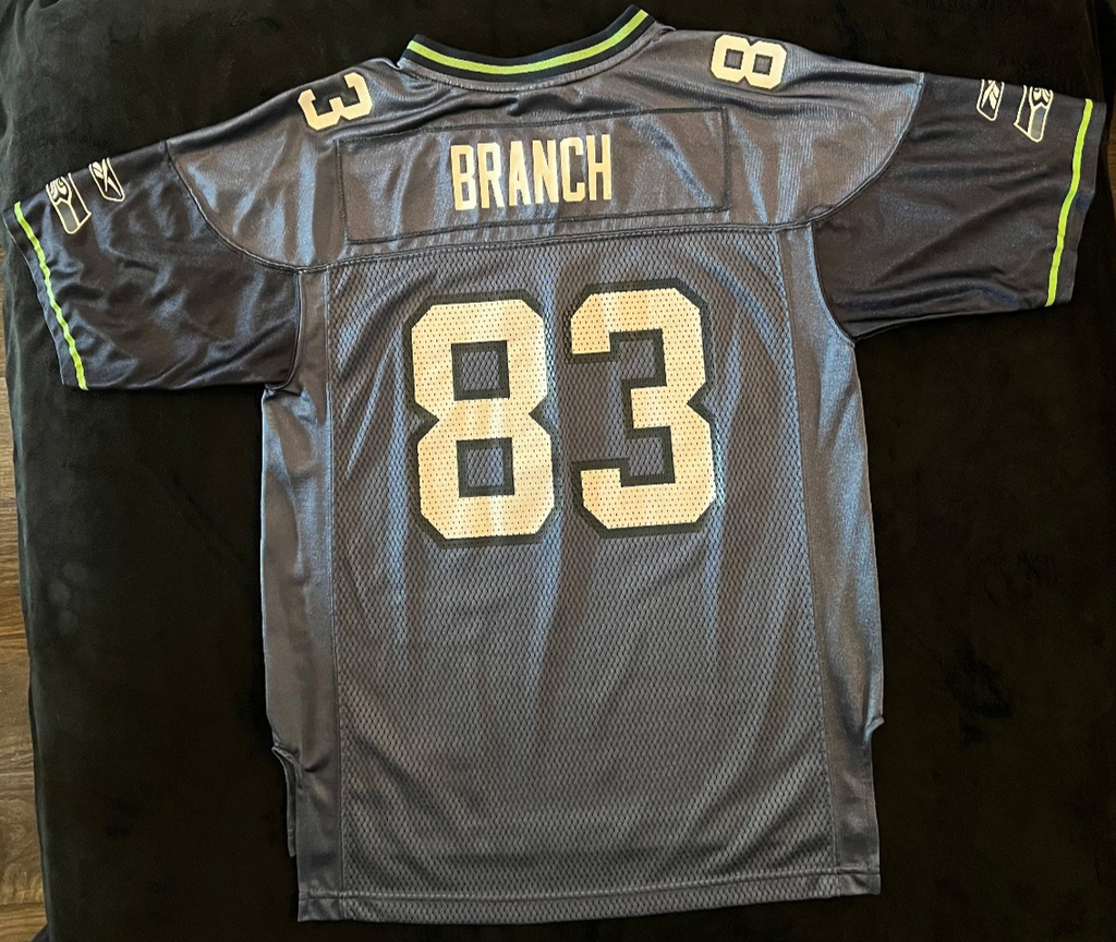 Deion Branch #83 Seattle Seahawks Jersey – NFL – Youth L (12-14)