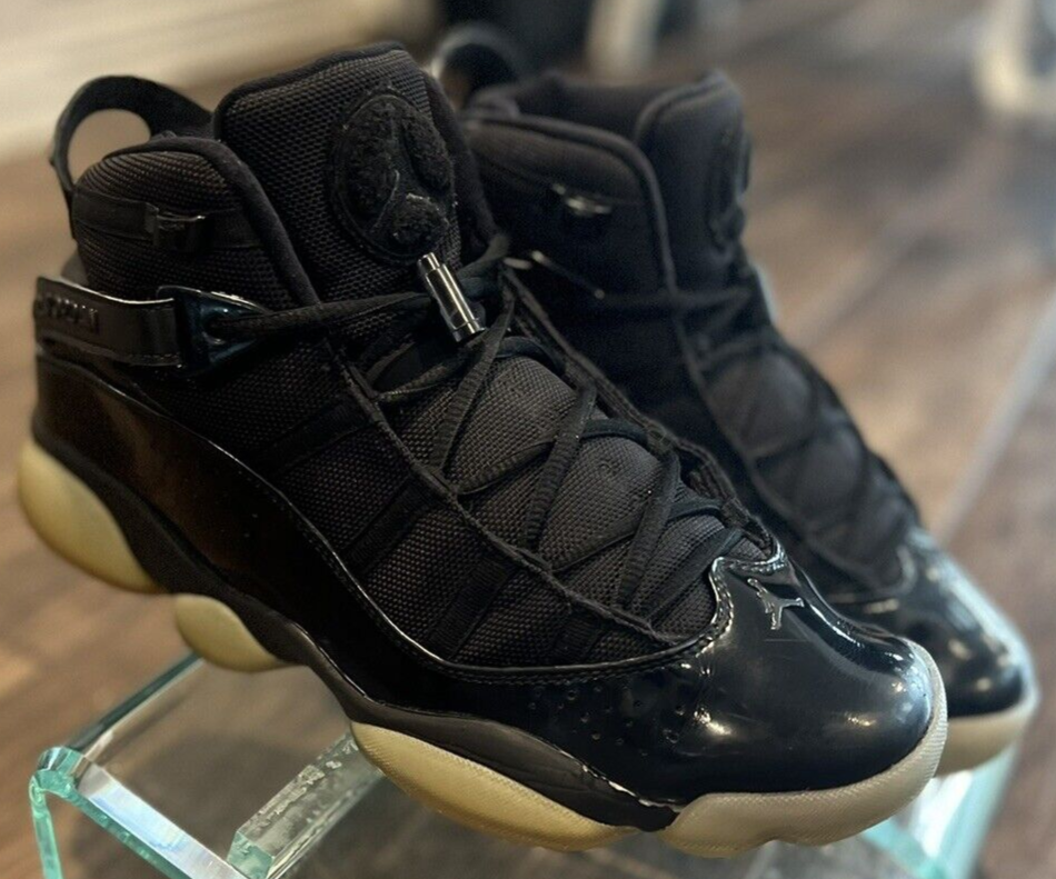 Air Jordan 6 Rings Black Ice Men's 10