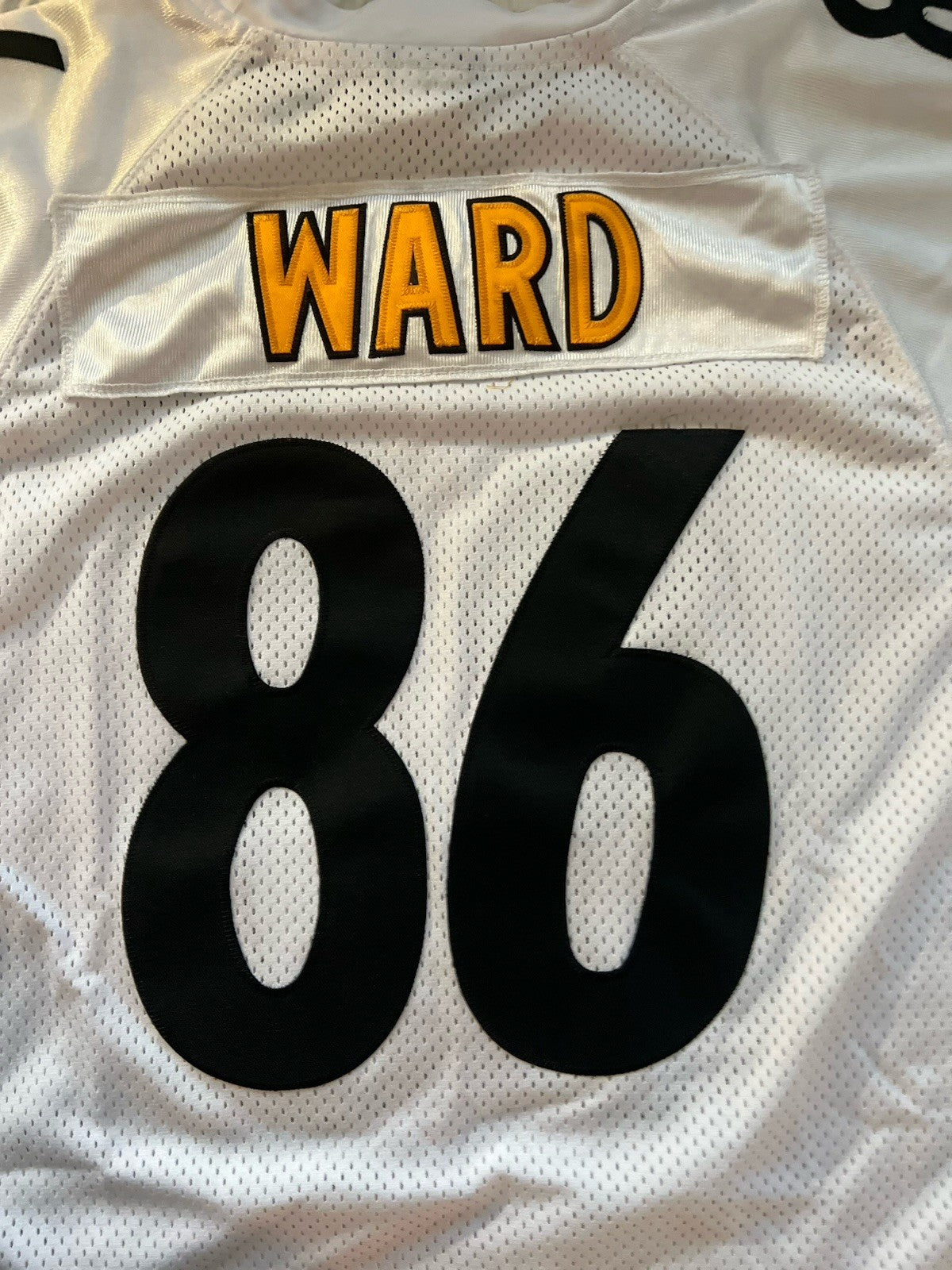 Reebok Hines Ward Pittsburgh Steelers Jersey – White – Size 48