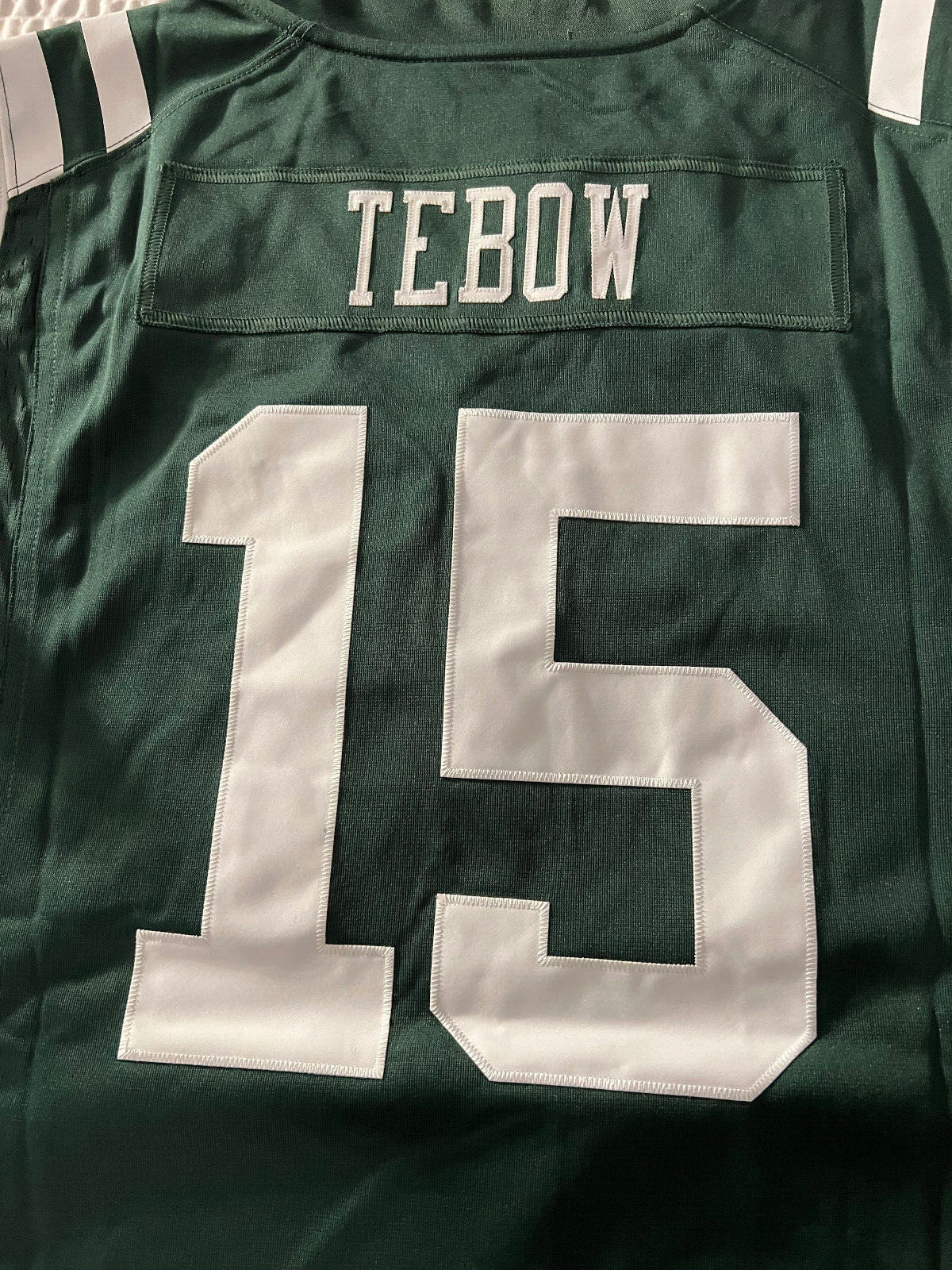 Tim Tebow #15 New York Jets Stitched Vintage Jersey – Nike – Women's Size XL