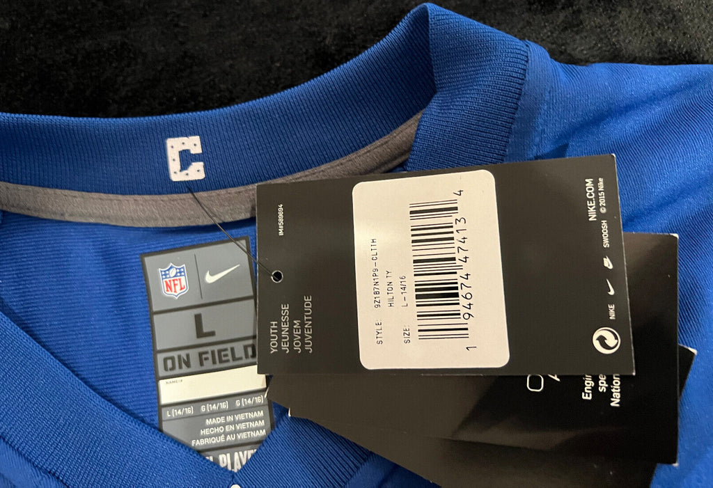 T.Y. Hilton Indianapolis Colts On Field Jersey – Nike – Youth L