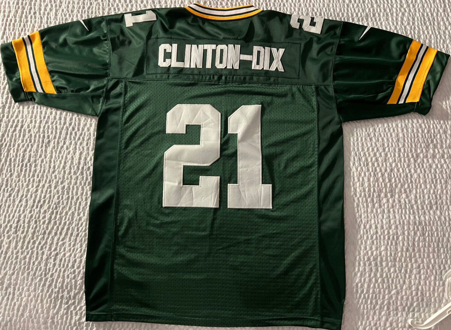 Haha Clinton-Dix #21 Green Bay Packers Vintage Stitched Jersey – Nike – Size 56