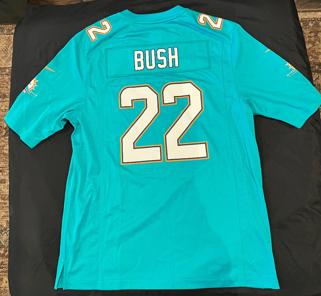 Reggie Bush #22 Miami Dolphins Home Jersey – Nike – Size M