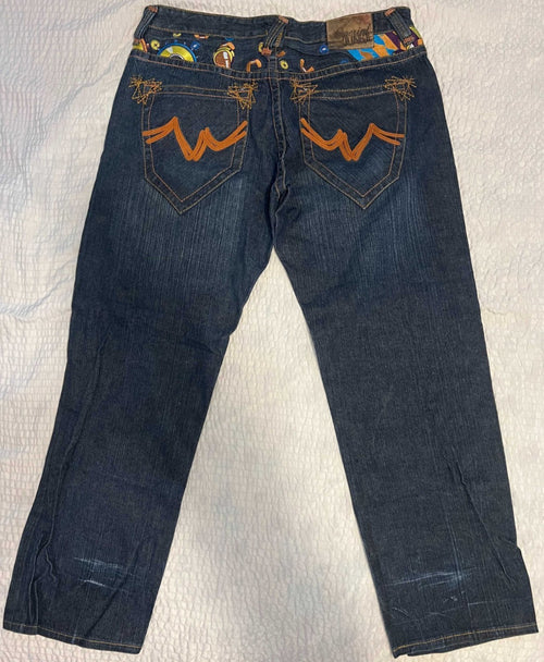 5ive Jungle Baggy Jeans Dark Wash 40