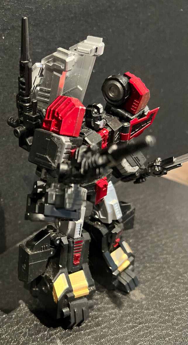 Samurai Sixshot Action Figure – Black