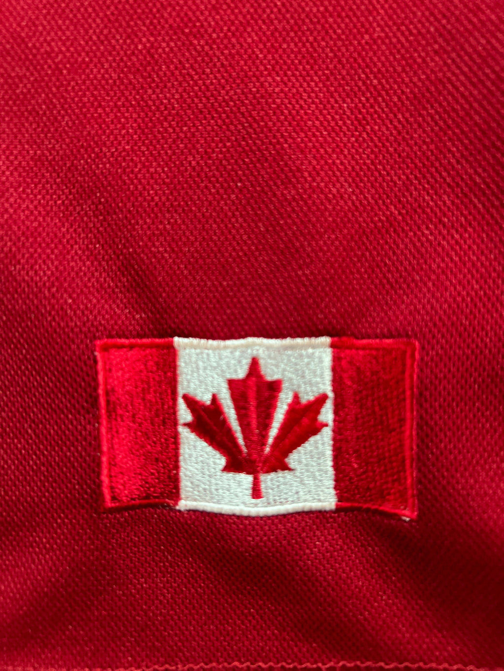 Canada Athletics Hockey Jersey Maple Leaf Patch – Red – Size S