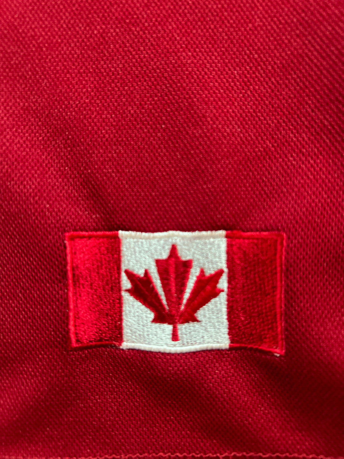 Canada Athletics Hockey Jersey Maple Leaf Patch – Red – Size S