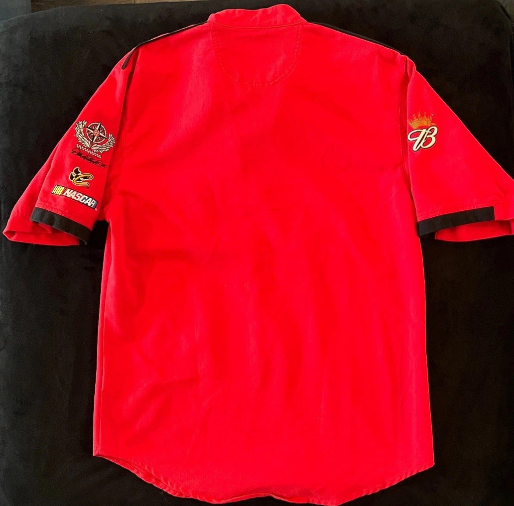 Chase Authentics NASCAR Budweiser Dale Earnhardt Jr Drivers Shirt – Red – Size M
