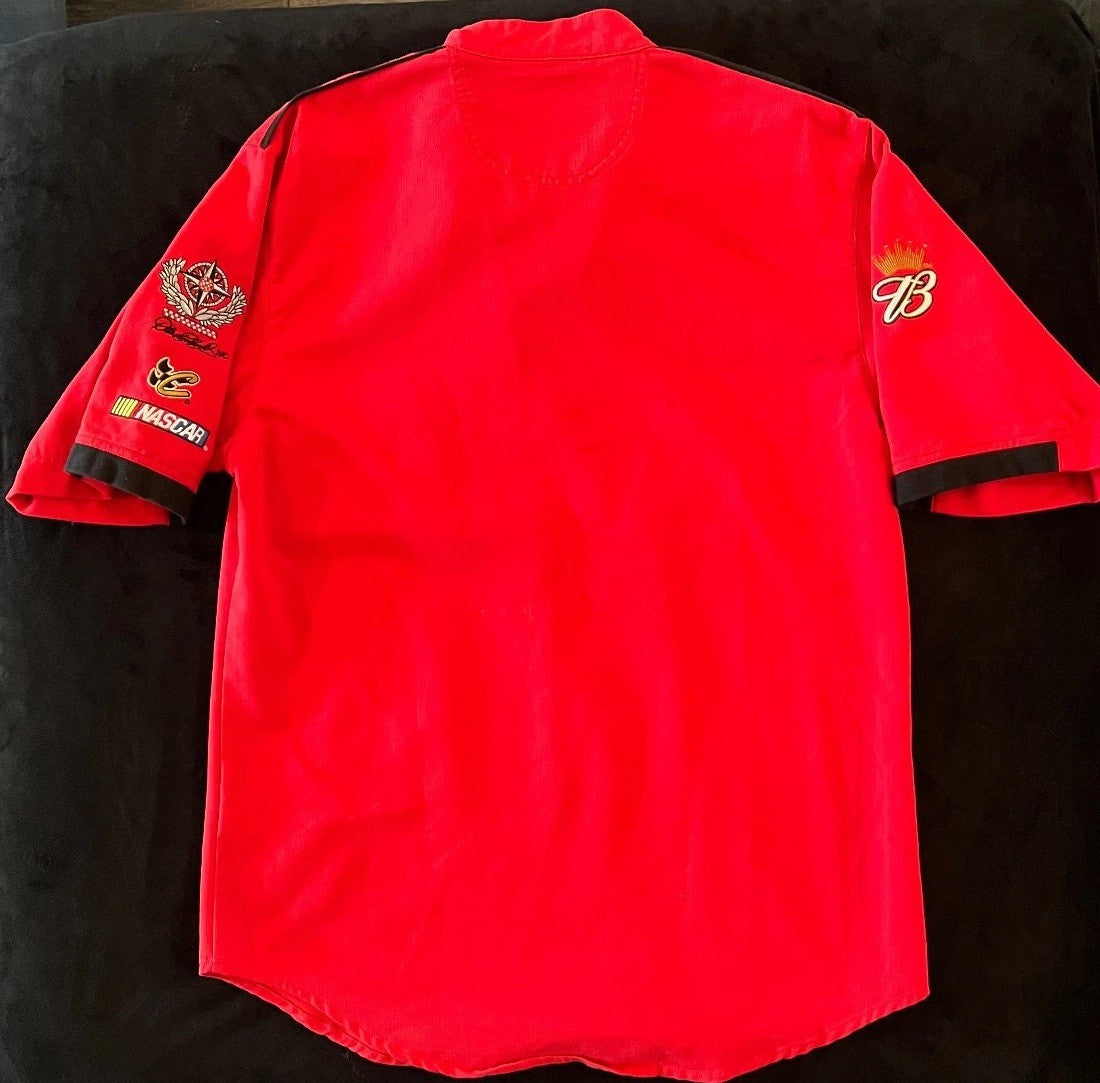 Chase Authentics NASCAR Budweiser Dale Earnhardt Jr Drivers Shirt – Red – Size M