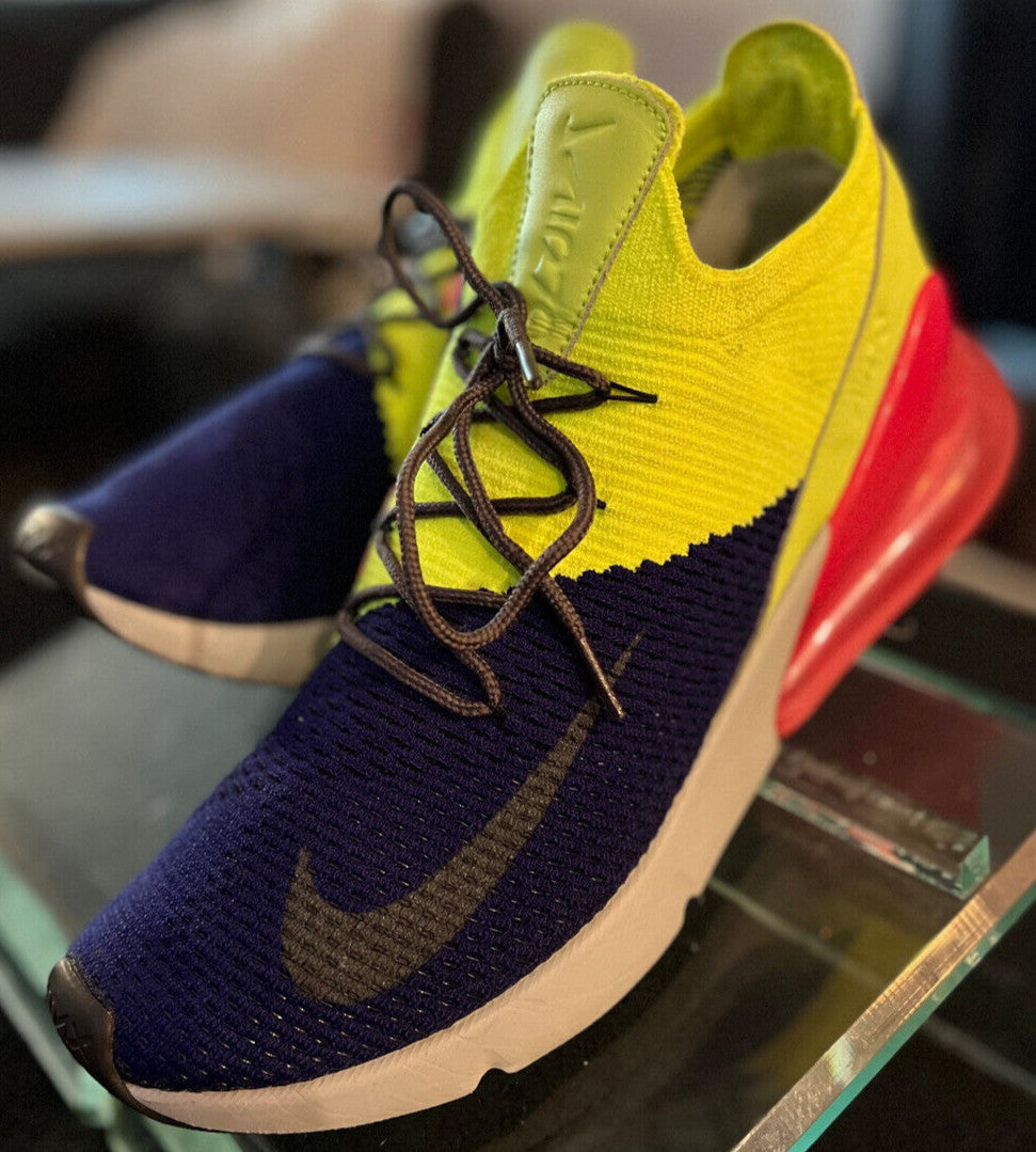 Nike Air Max 270 Flyknit "Multi-Color" – Men's Size 12