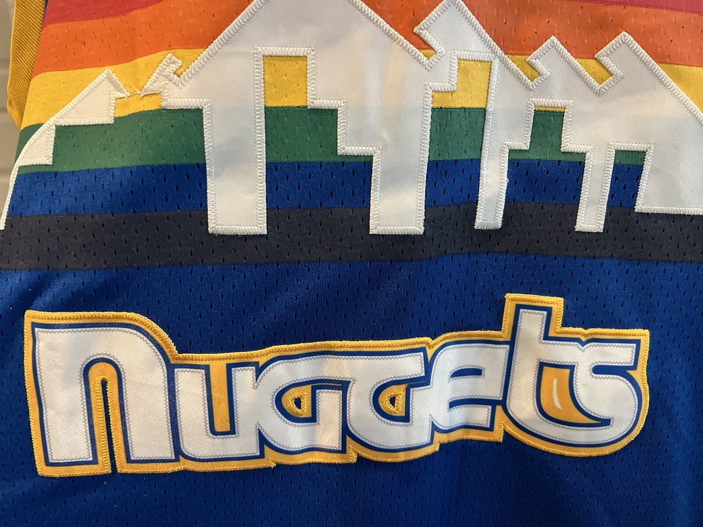 Dikembe Mutombo #55 Denver Nuggets Sewn Jersey – Adidas – Size XXL +2