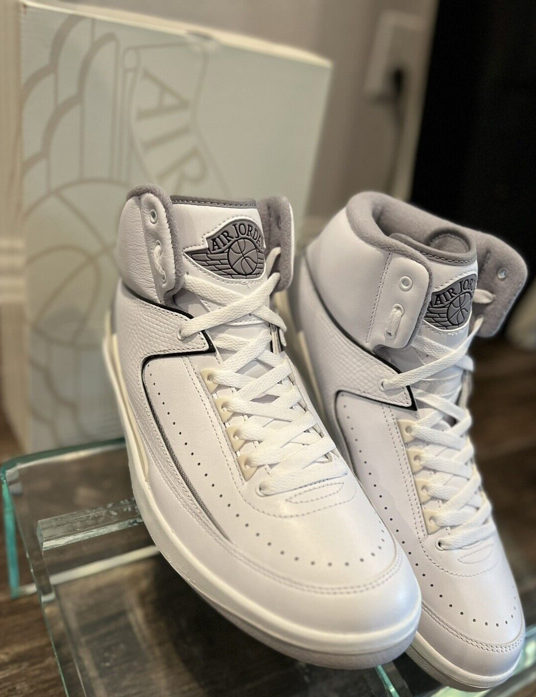 Air Jordan 2 Retro Mid "White Cement" – Men's Size 11