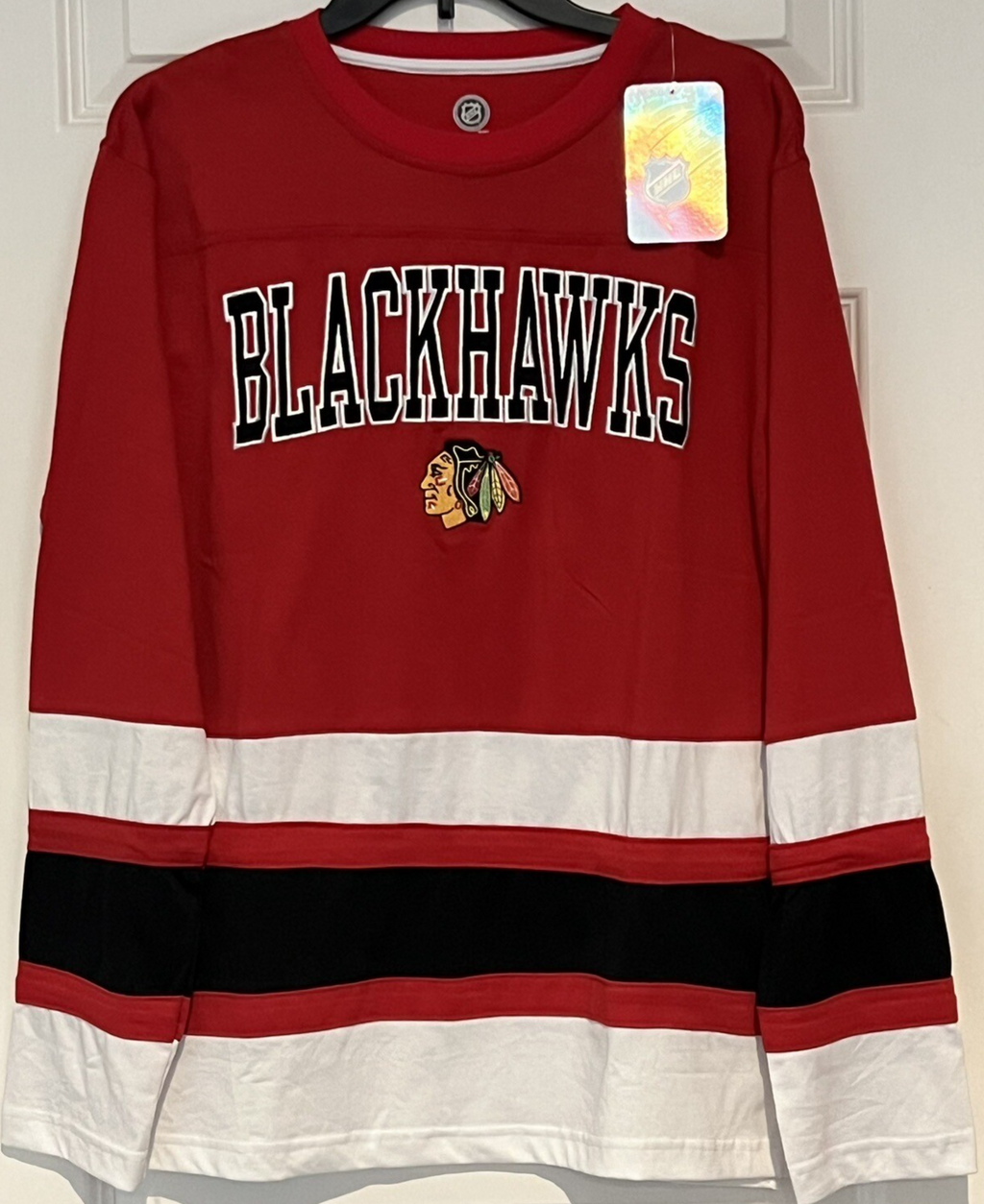 NHL Chicago Blackhawks Jersey – Red/White – Size M