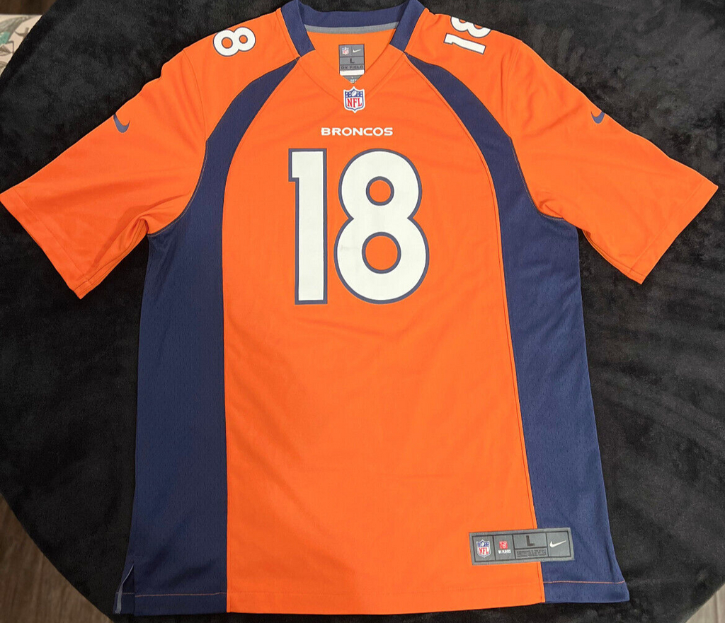 Peyton Manning #18 Denver Broncos Jersey – Nike – Size L