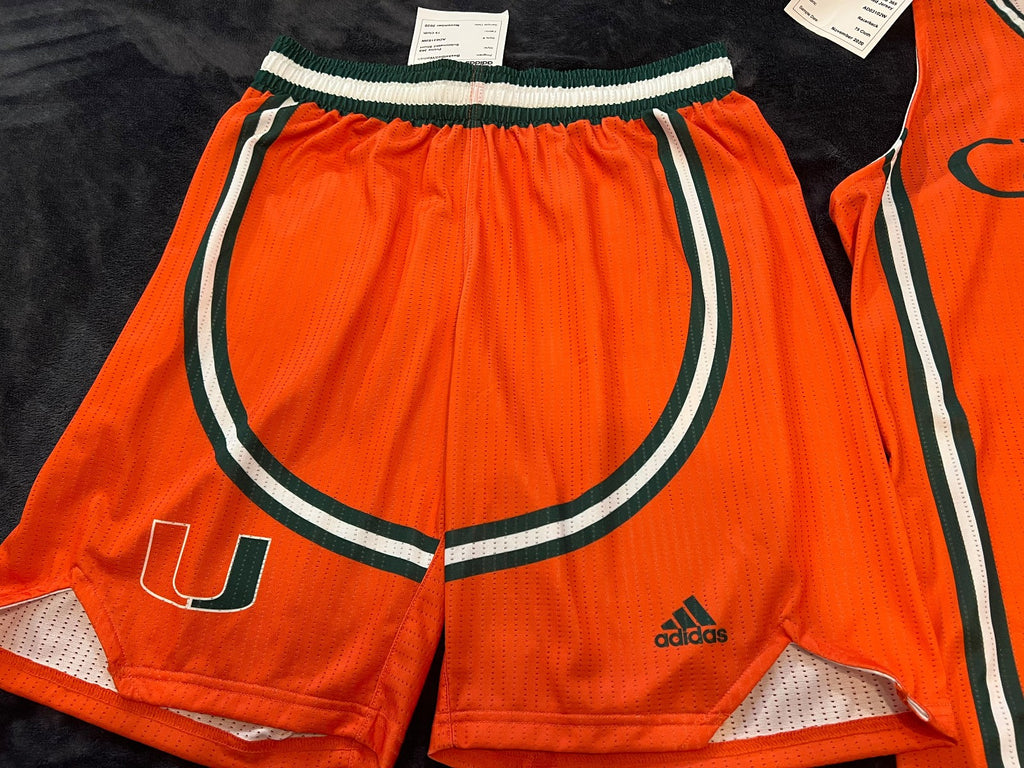 Miami Hurricanes Women's Basketball Jersey and Shorts Uniform – Adidas Prime 365 – Size M