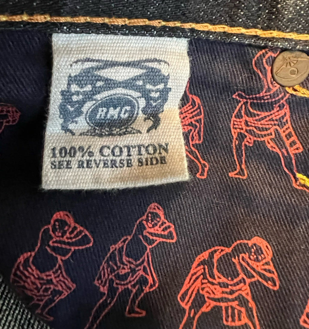 RMC Martin Ksohoh Lot 1002 Jeans Dual Embroidered Pockets – Black – Size 40