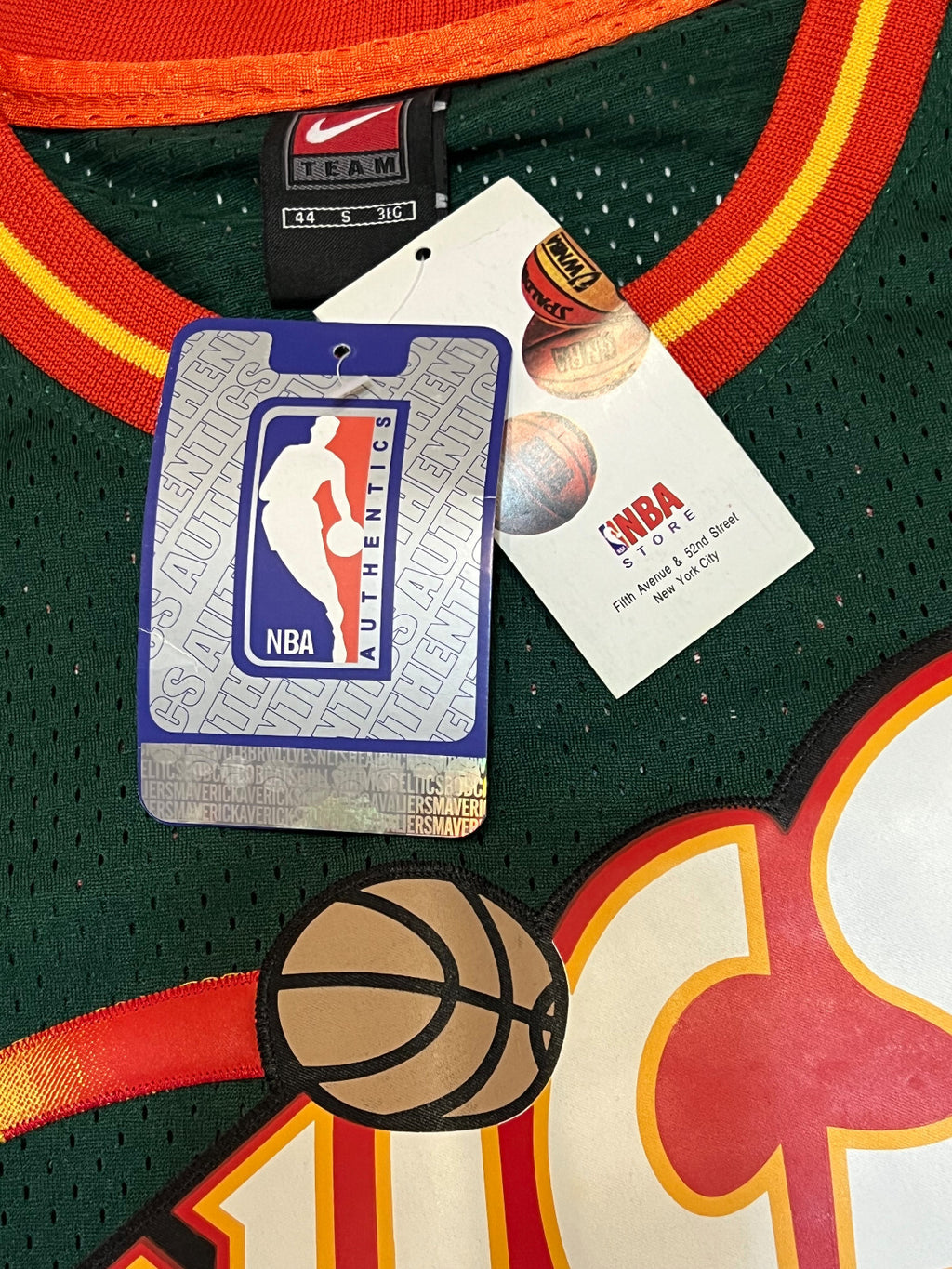 Shawn Kemp #40 Seattle Supersonics Authentic Jersey – Nike – Size XS