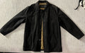 Andrew Fezza Leather Overcoat Black L