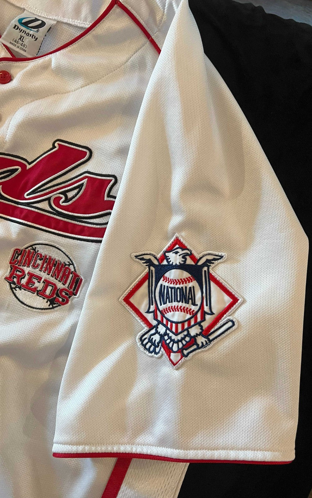 Cincinnati Reds Button-Front Baseball Jersey – Dynasty – Size XL