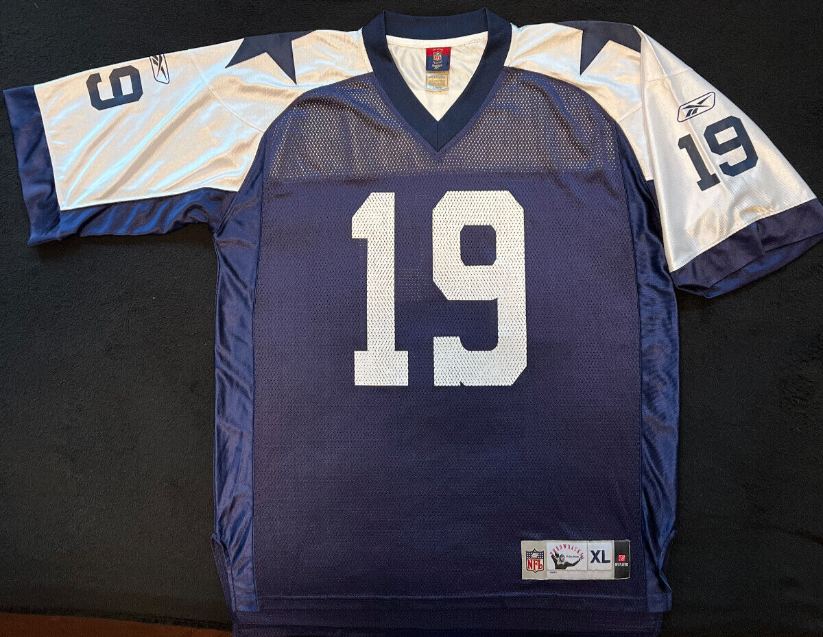 Miles Austin #19 Dallas Cowboys Throwback Jersey – Reebok – Size XL