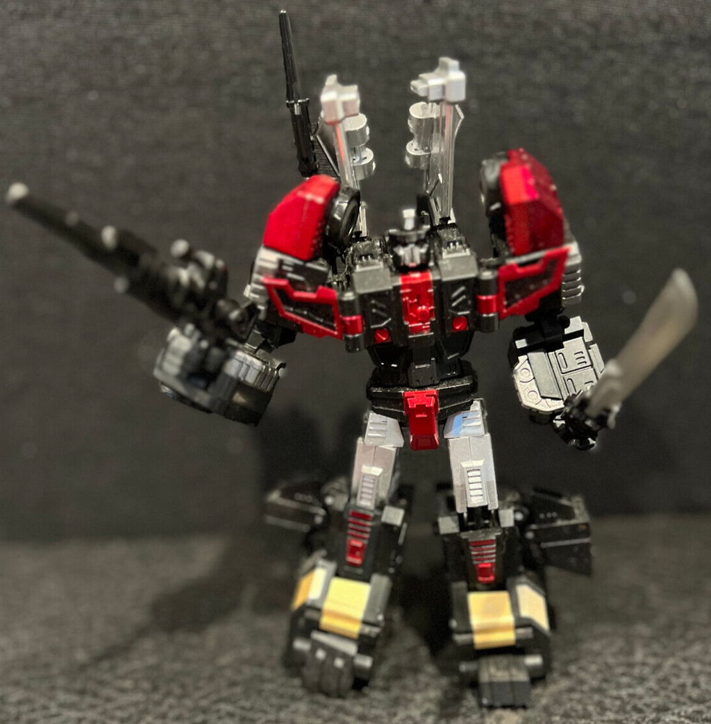 Samurai Sixshot Action Figure – Black