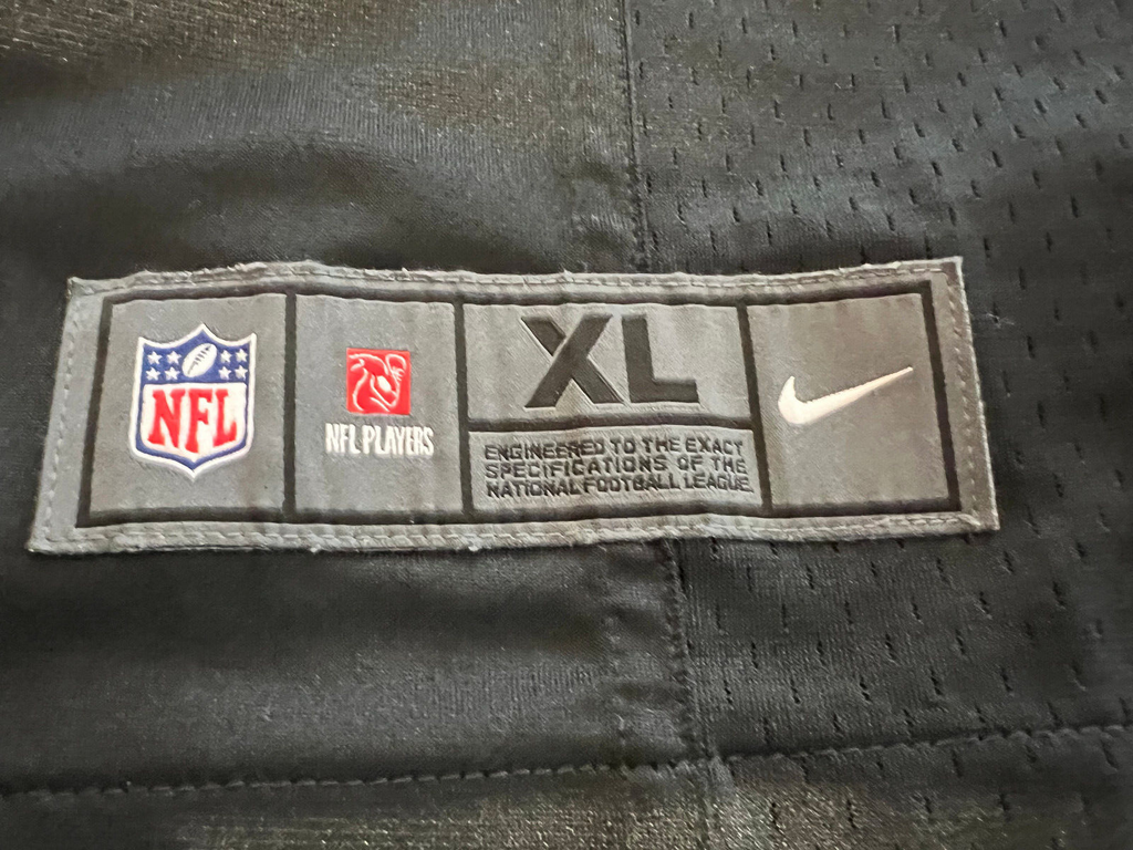 Josh Jacobs Las Vegas Raiders Black Game Jersey – Nike – Size XL
