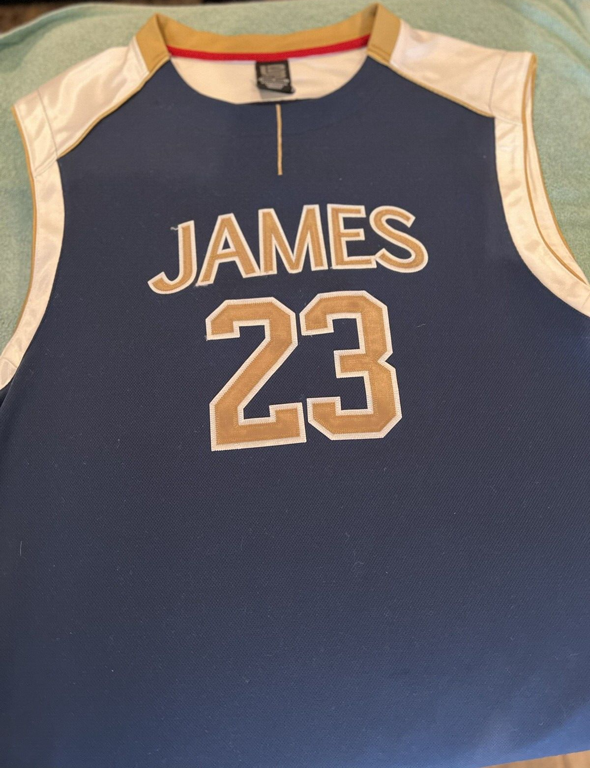 LeBron James #23 High School Stats Jersey – Nike – Size L