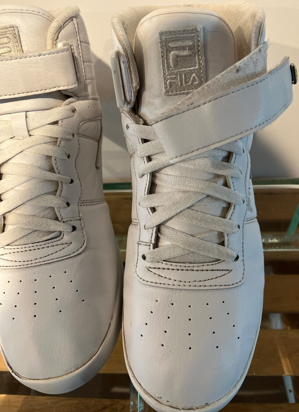 FILA F-13 Classic Mid Basketball Sneakers – White – Men's Size 10