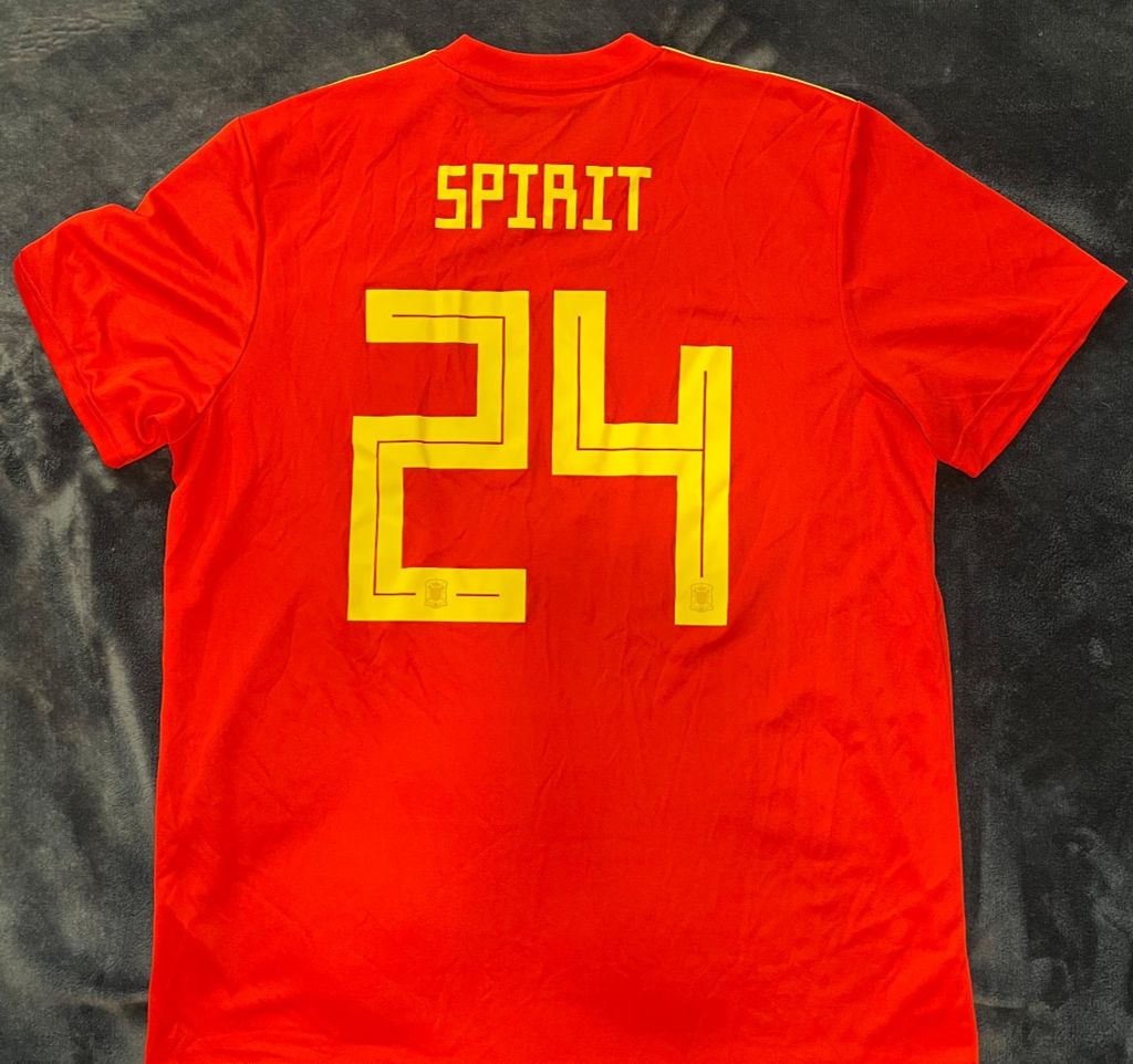 Adidas 2018 Spain National Team Home Jersey #24 – Red – Men's XL