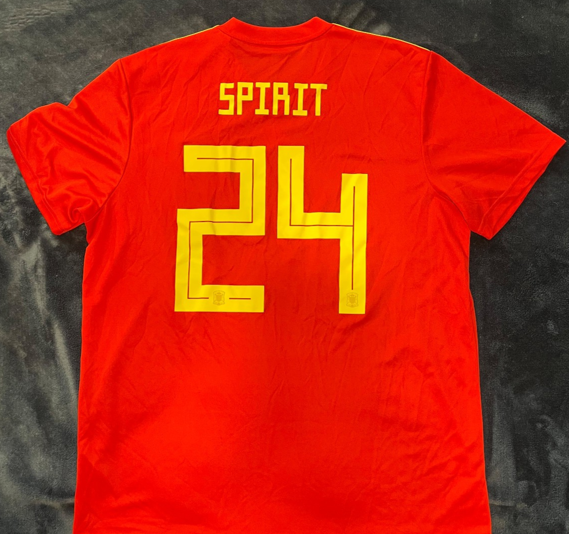 Adidas 2018 Spain National Team Home Jersey #24 – Red – Men's XL