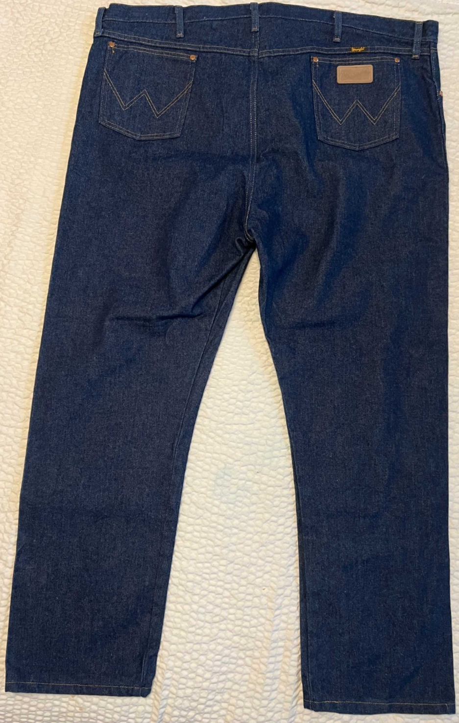Wrangler 13MWZ Cowboy Cut Original Fit Men's Jeans 50x32 Dark Wash Rigid