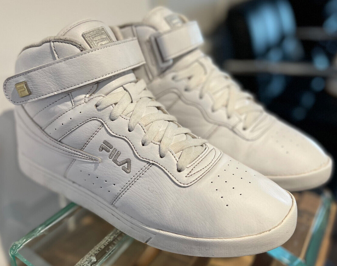 FILA F-13 Classic Mid White Men's 10