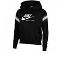 Nike Sportswear Rainbow Shoulder Hoodie – Black – Size L