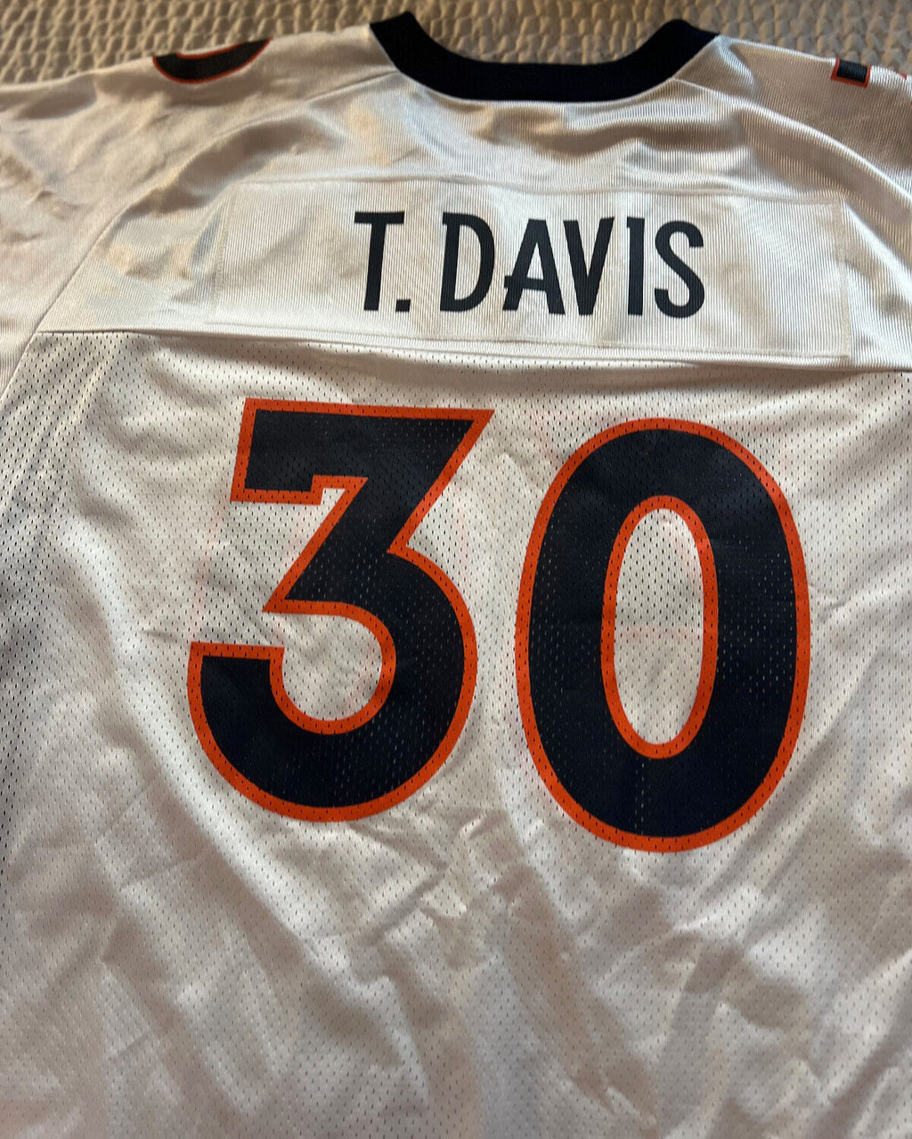 Terrell Davis #30 Denver Broncos Sewn Jersey – Nike – Size XL