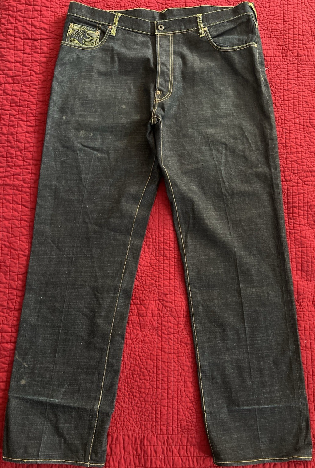 RMC / RMXC by Martin Ksohoh Patchwork Graphic Jeans – Blue – Size 40