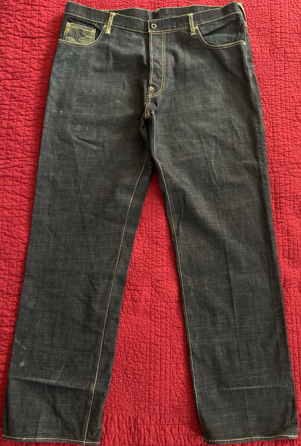 RMC / RMXC by Martin Ksohoh Patchwork Graphic Jeans – Blue – Size 40